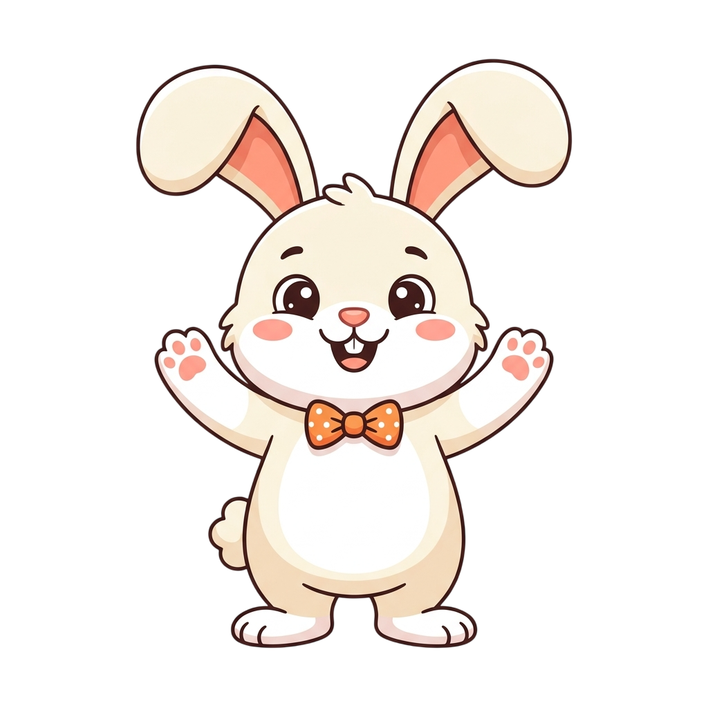 RibbitTalk rabbit mascot